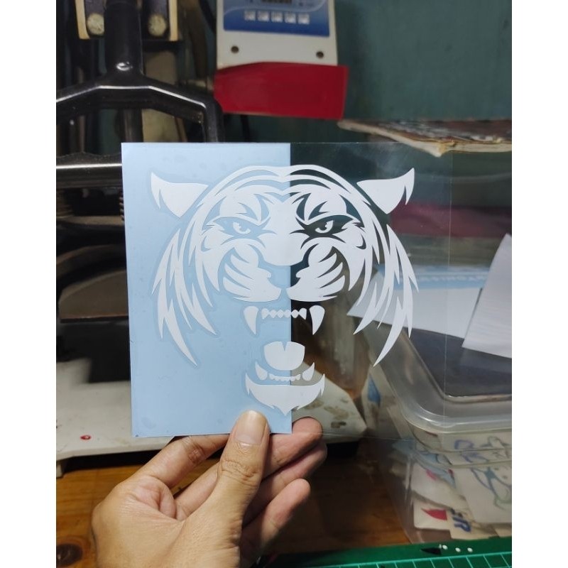 

stiker macan sticker cutting berkualitas