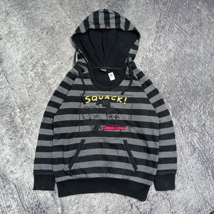 Jaket sweater Hoodie NII QUALIFIED X SNOOPY bagus size m