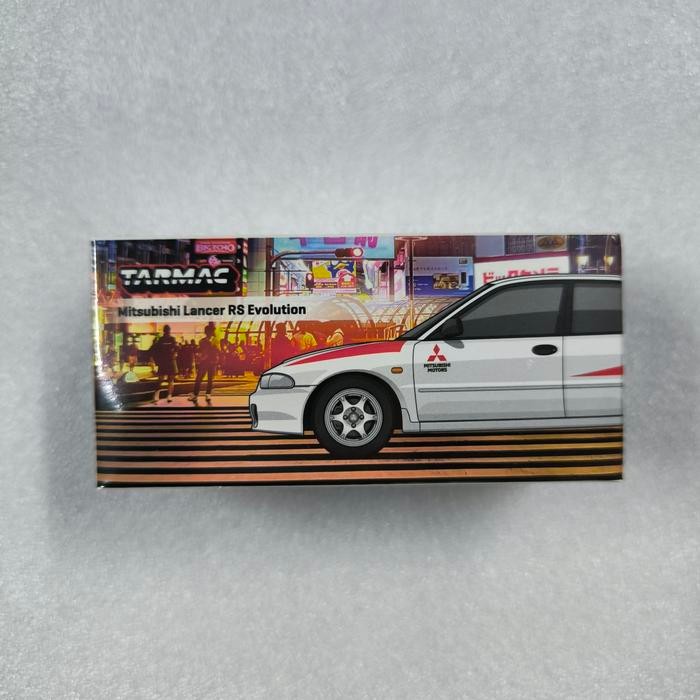 DIECAST TARMAC WORKS MITSUBISHI LANCER RS EVOLUTION WHITE