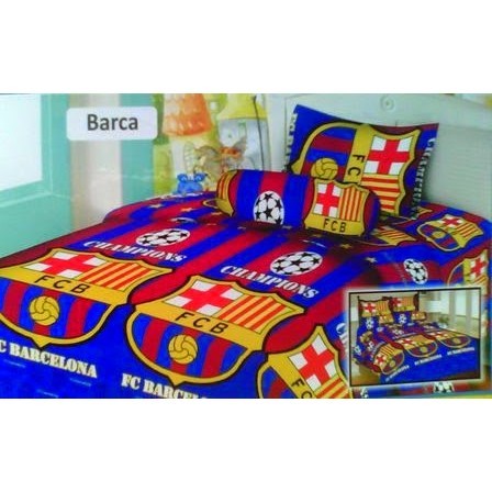 SPECIAL PRICE nasyastore14 | sprei resleting motif bola bacelona | kain disperse/polymicro | all siz