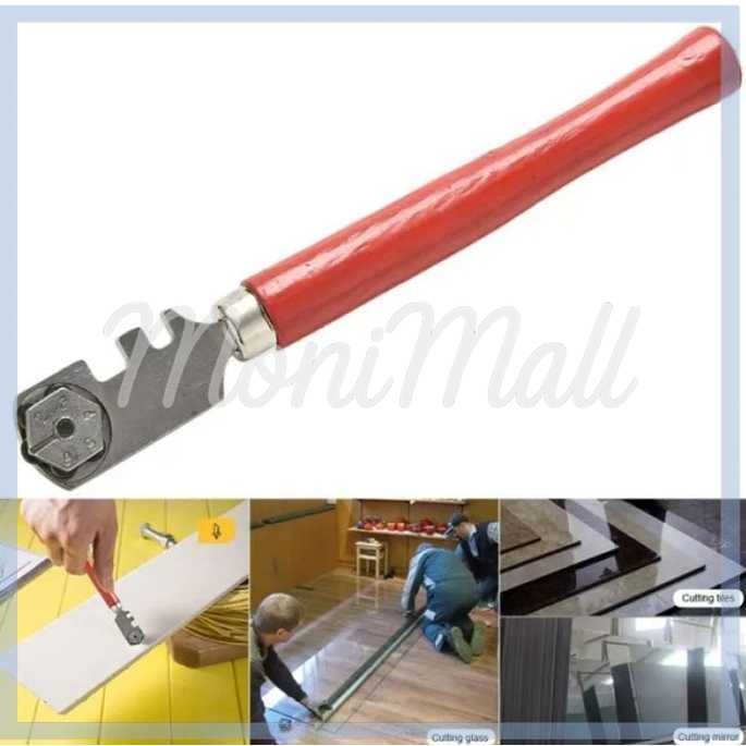

JOBO Pisau Pemotong Kaca Glass Cutter Diamond Cutting Tool - JB100