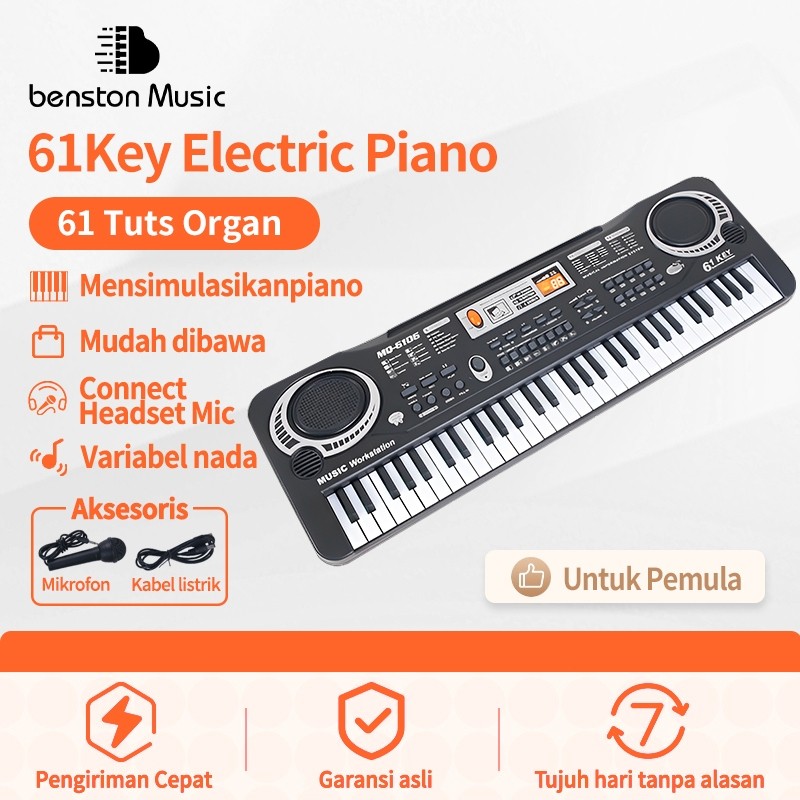 ARDHIANTOSHOP Piano 61keys Piano Elektronik Pemula Piano Mainan Anak-Anak Smart Piano/Piano Elektron