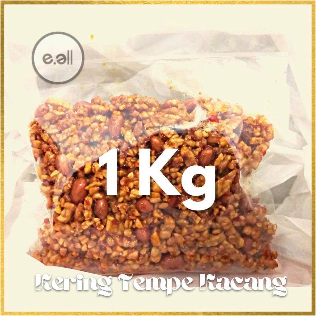 

[PO] Tempe Kacang Kering Kiloan 1 Kg - Cemilan Instan Enak Original Asli
