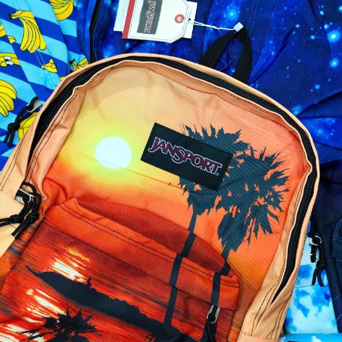 TAS RANSEL JANSPORT SUPERBREAK FULL EMBOS SUNSET