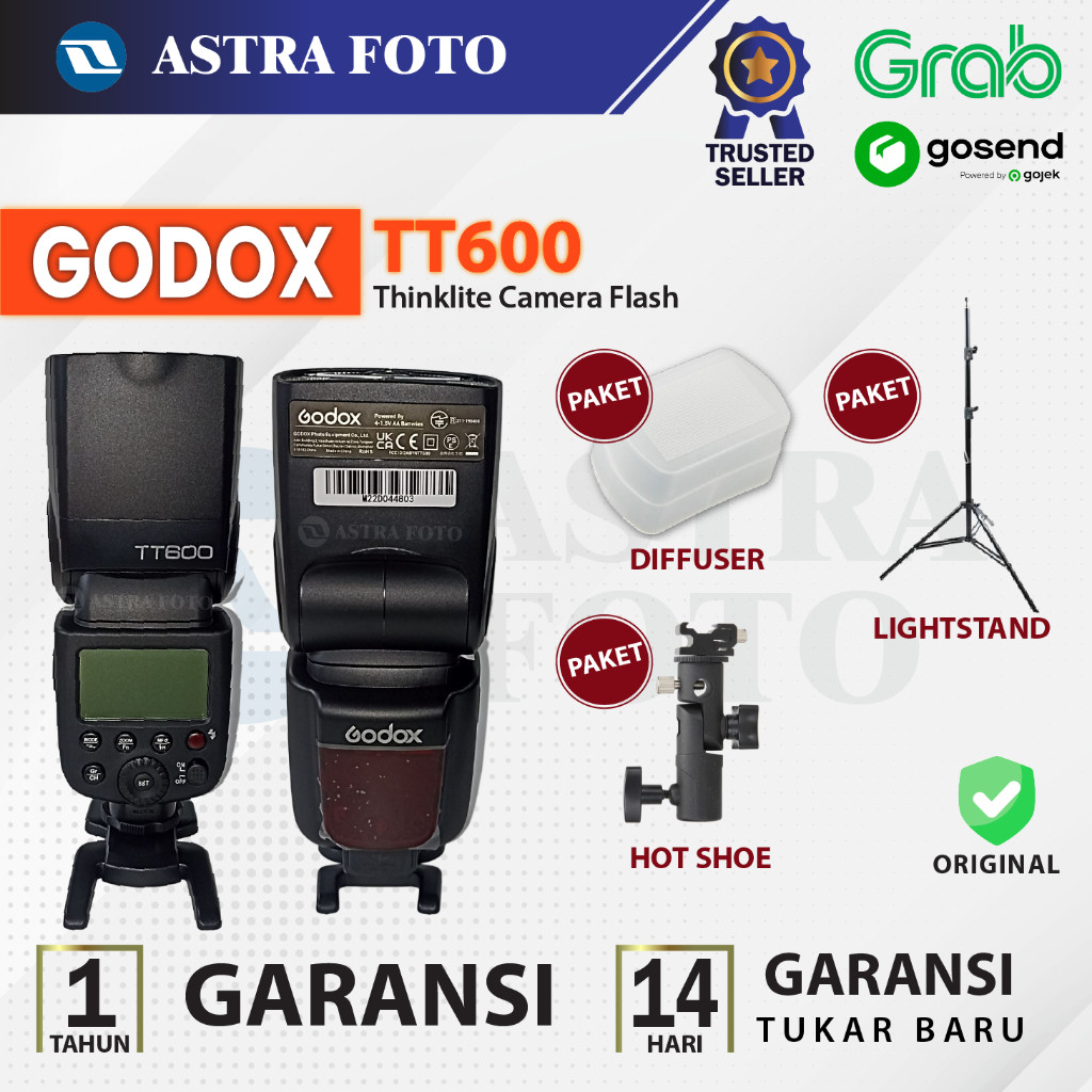 Godox TT600 Flash HSS Universal Speedlite kamera mirrorles - Flash Kamera Universal Godox TERLARIS