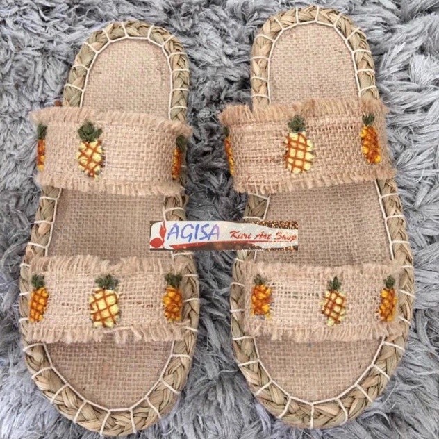 HEMATIN Sandal Anyaman/Sandal Goni/Sandal wanita/Sandal bangkok/sandal Bali/COD