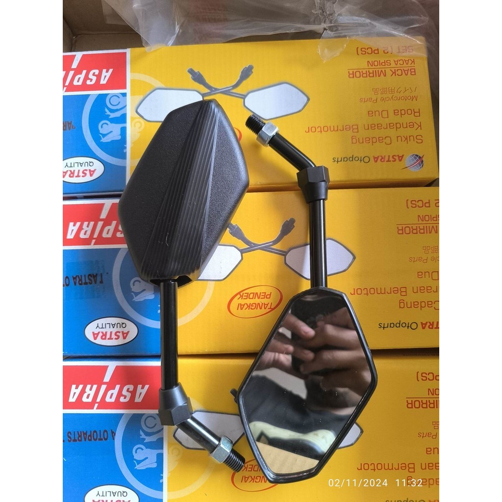 spion aspira model daun kecil utuk honda dan yamaha