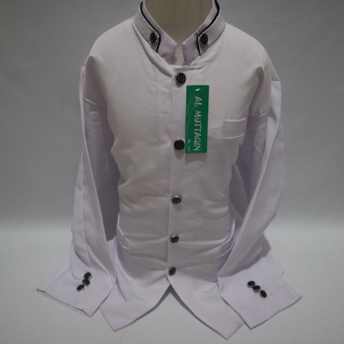 Baju Muslim Anak Baju Koko Jasko Jas Koko Anak Hitam Polos JAT 012 - Tosca, 10-11 tahun