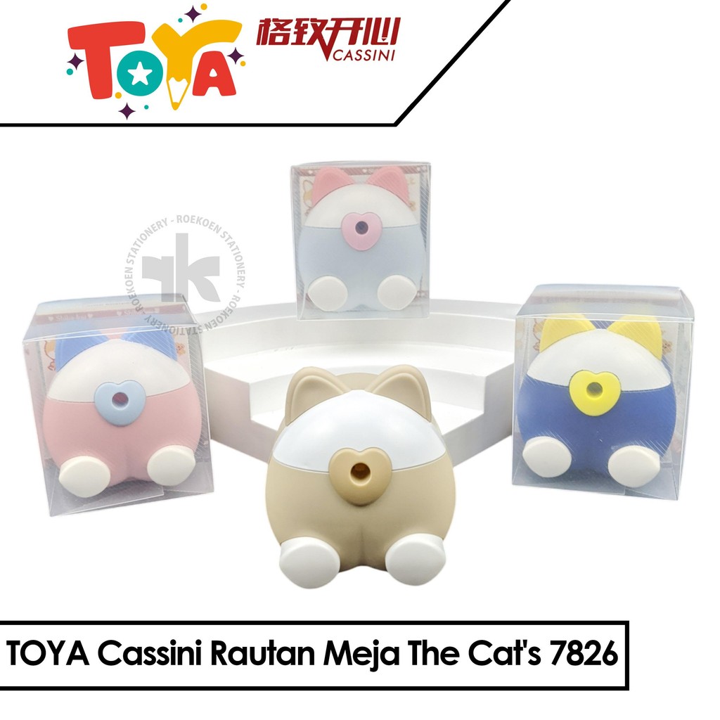

TOYA Cassini Rautan Meja The Cat's 7826 Motif Kucing