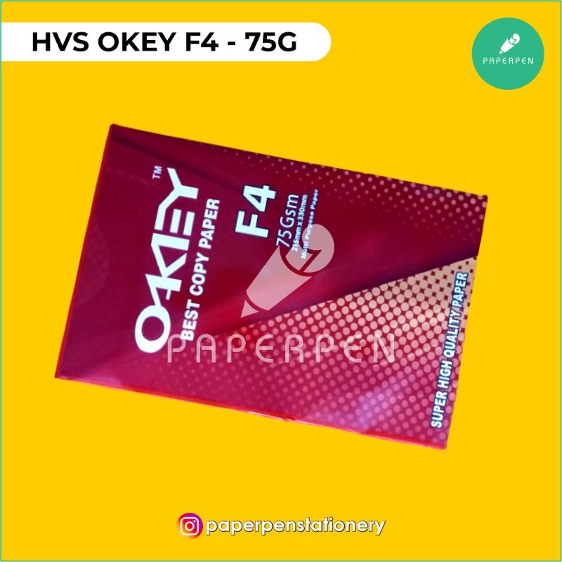 

[S_ATK] Kertas Hvs Okey F4 75G