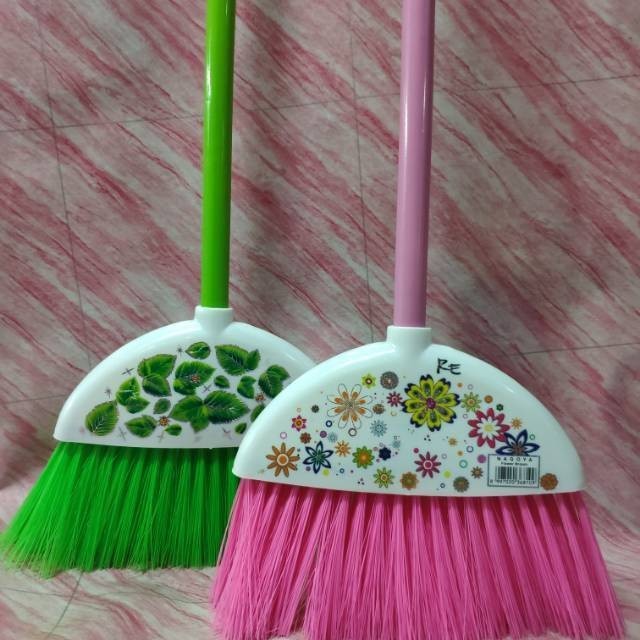 NAGOYA SAPU NILON BUNGA (SAPU)/NAGOYA SAPU NILON DAUN (SAPU)/ SAPU LANTAI UNTUK RUMAH