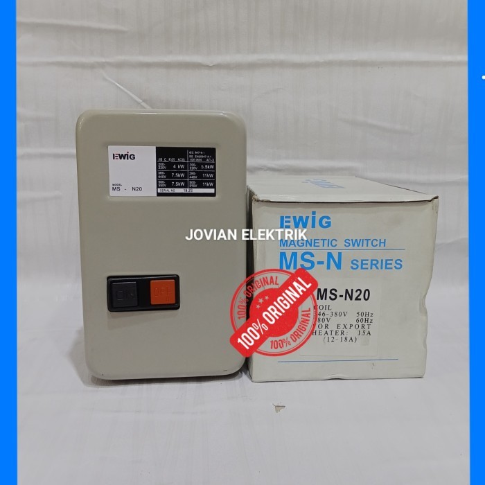BO99 contactor msn20/msk20 220v/380v 3phase - 380v
