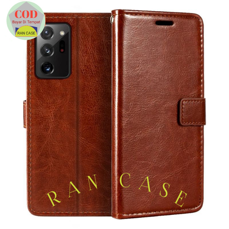 CASE SAMSUNG GALAXY NOTE 20 | NOTE 20 ULTRA LEATHER CASE SARUNG HP DOMPET KULIT FLIP COVER KESING HE