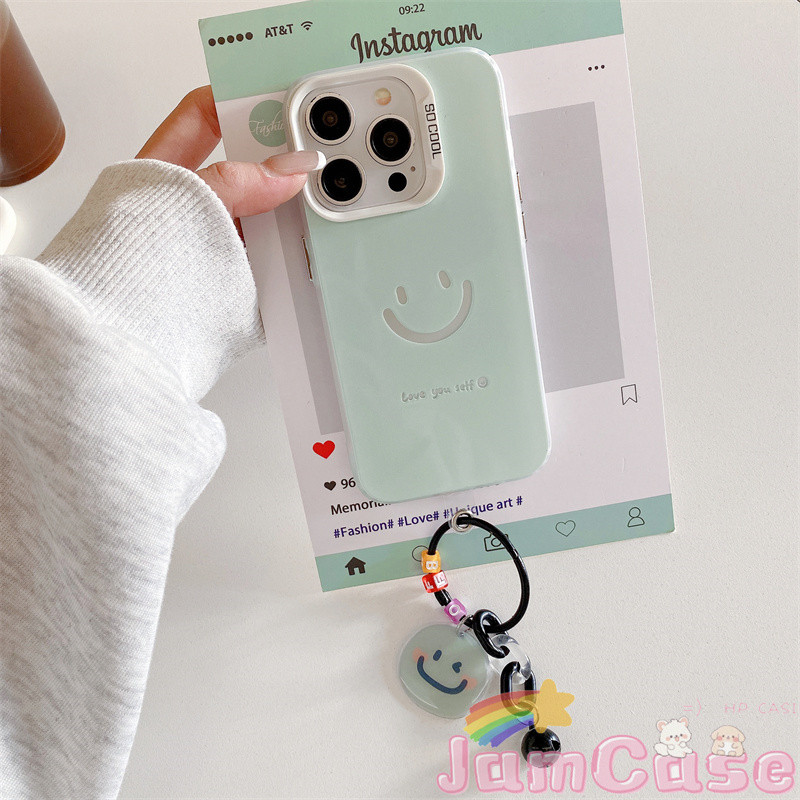 【Jam Case】case VIVO senyuman sederhana Casing ponsel cocok untuk VIVO Y02 Y15S Y02S Y17 Y93NONE Y93H