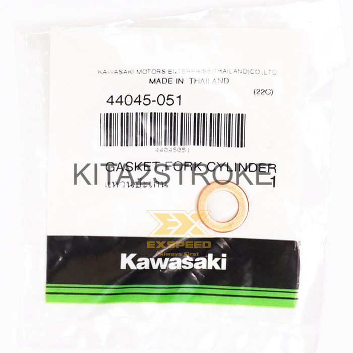 READY RING TEMBAGA BAUT SULINGAN SHOCK DEPAN KAWASAKI ORIGINAL