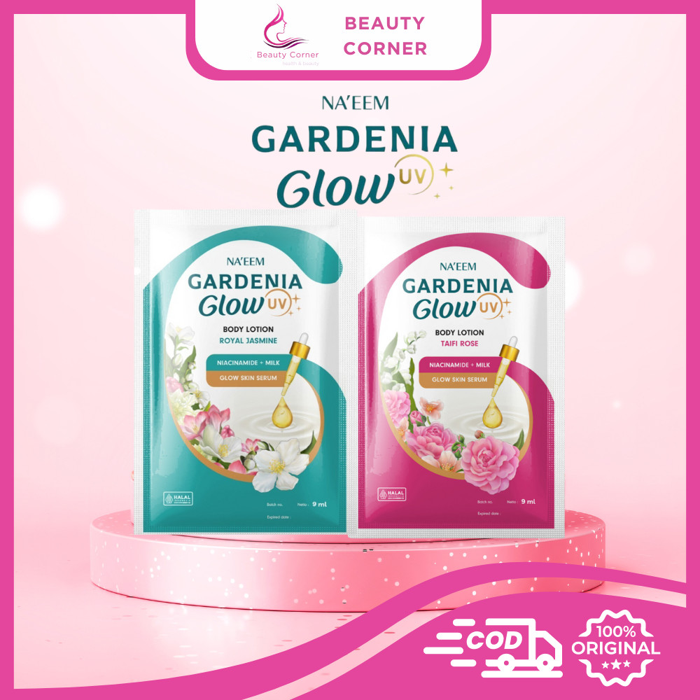Na'eem Gardenia Glow UV Body Lotion Sachet - 9ml