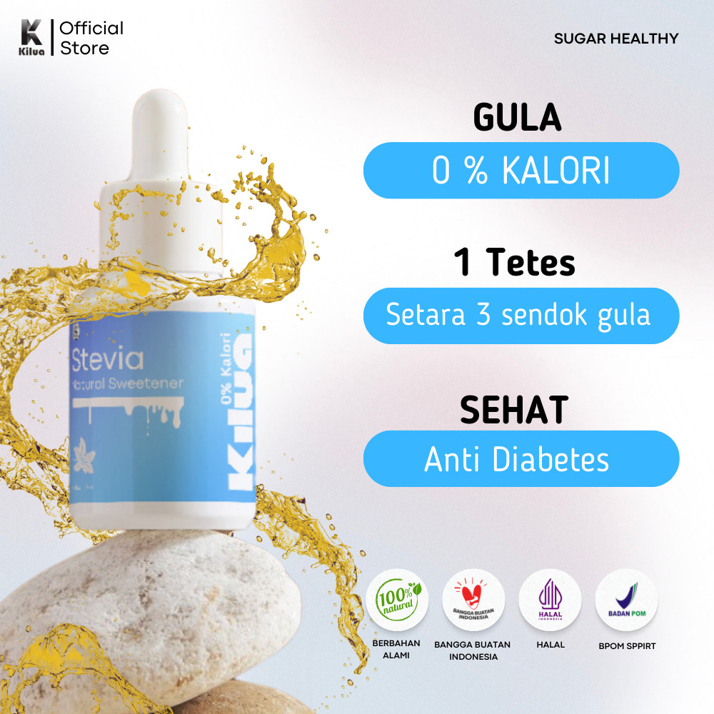 

KILUA - Stevia Pemanis Gula Alami - 0 Kalori 15 ml