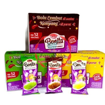 

ROMA BONITA BOLU TELUR LEMBUT 1 BOX ISI 12PCS - Fasyanita Denpasar