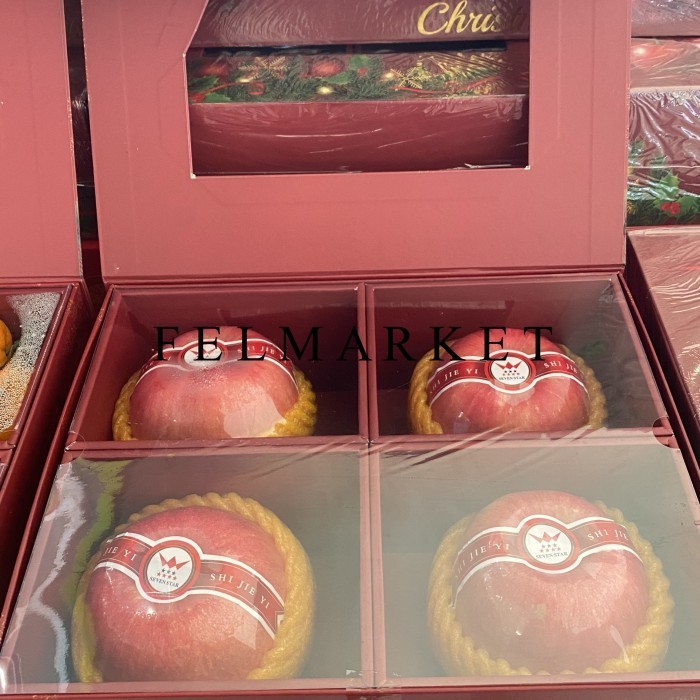 

Hampers Buah Apel Sekaichi Jumbo Isi 4 Pcs / Gift Box