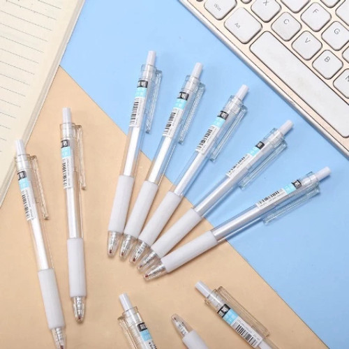 

#️⃣ Pena Gel Simple / Pena Polos Mechanical Stationary Alat Tulis Sekolah Kantor / Pulpen / Pena Mekanik Cetekan Y3439