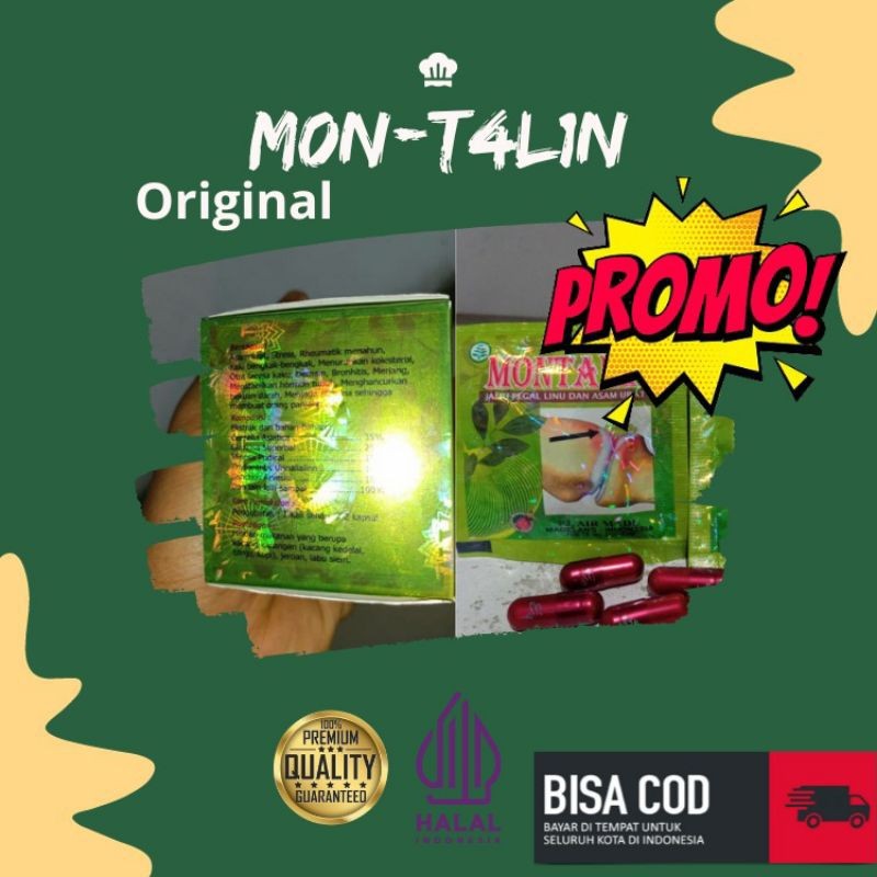 

Montalinu Asli Original Obat Nyeri Sendi Pegal Linu Asam Urat Kram Kesemutan Ampuh