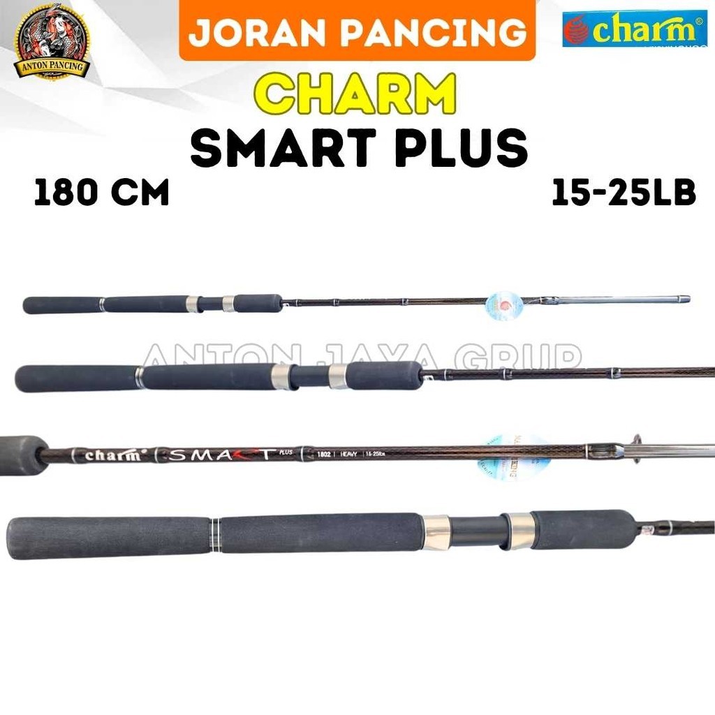 Joran Pancing Charm  Smart Plus Carbon Solid 180 Cm Cocok Untuk Galatama