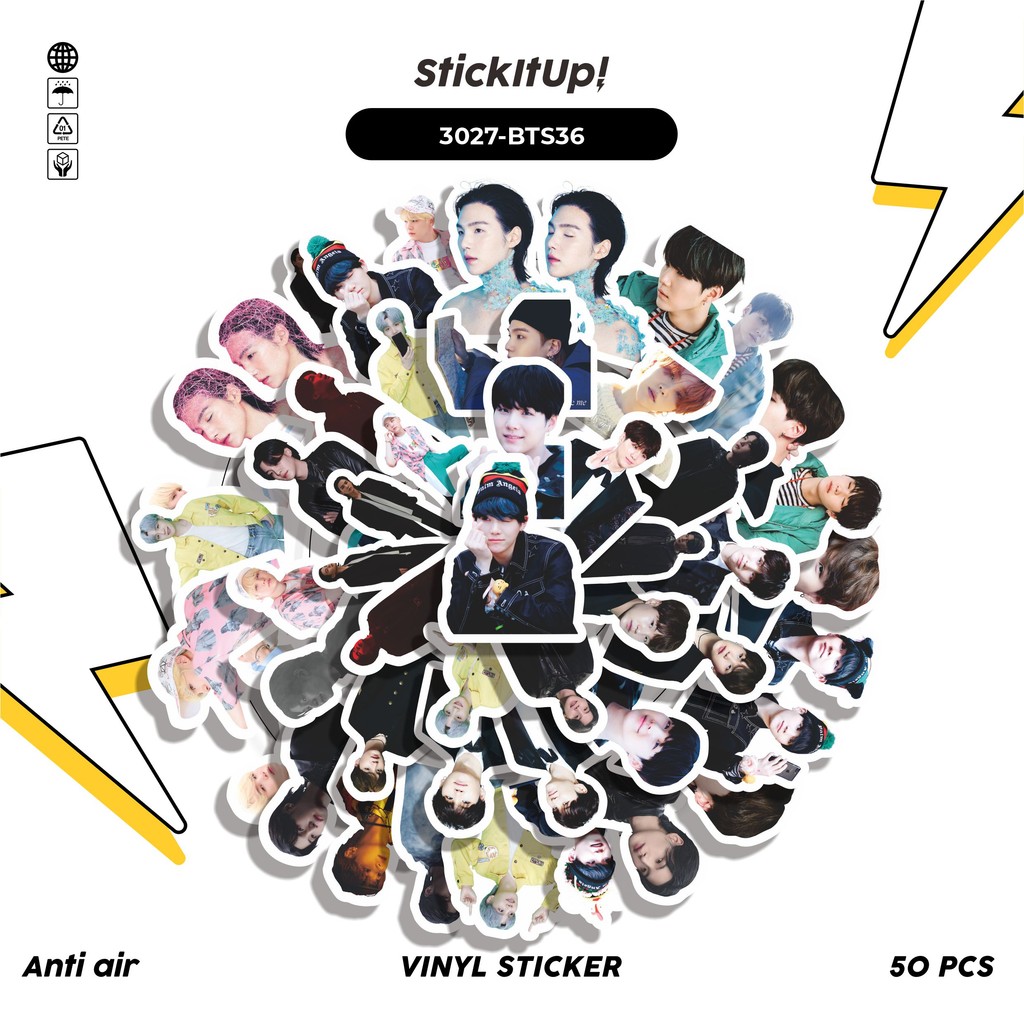 

COD✨ 50 Pcs Stiker SUGA SERIES 03 Lucu Anti Air Untuk Dekorasi Notebook Sepeda Skateboard Handphone DIY