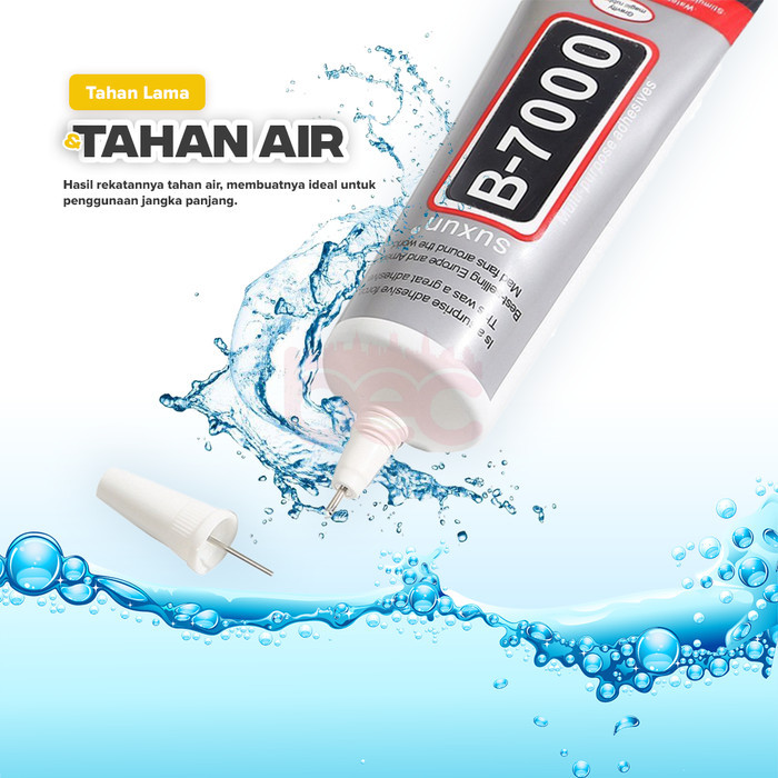 

[BEC] Lem T-7000 & B-7000 Lem Kuat Serbaguna | Lem LCD Touchcreen Power Glue Strong Adhesive 15 ML - Hitam (T-7000)
