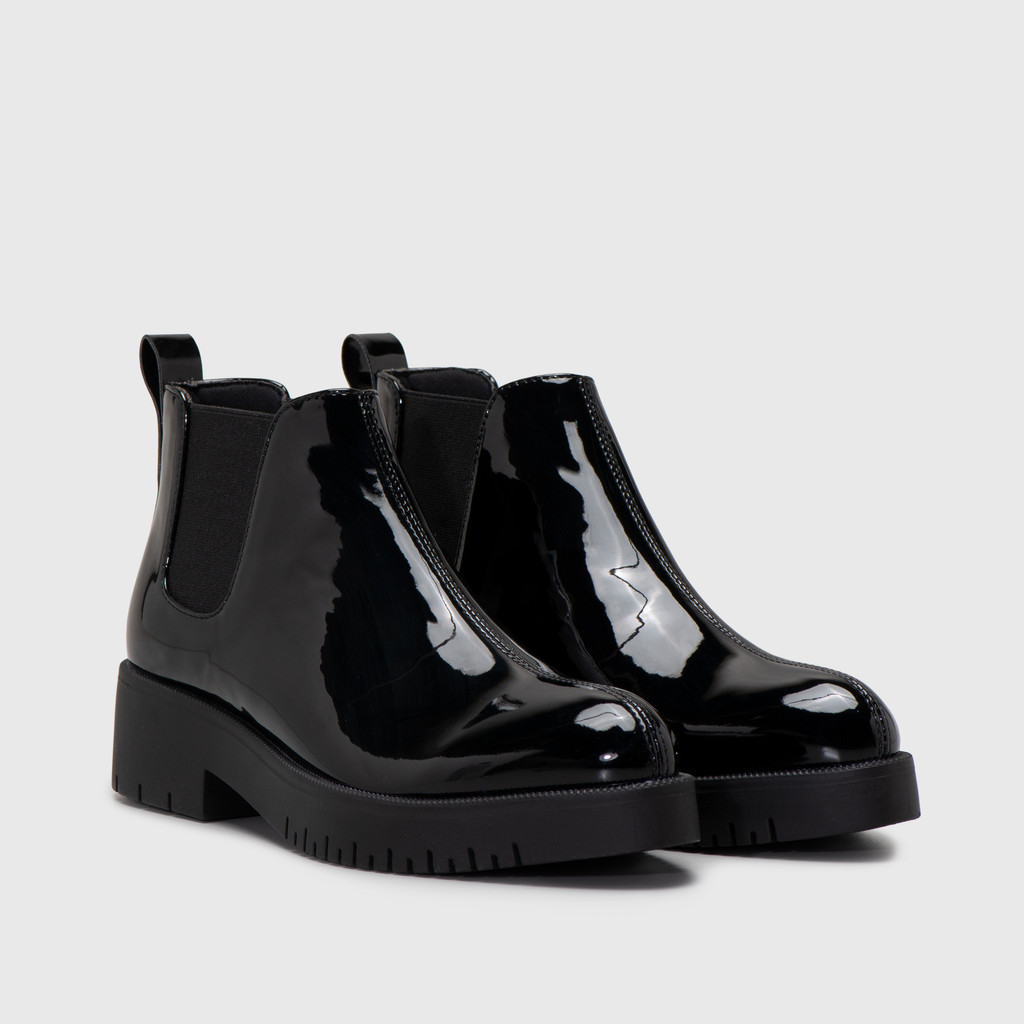 Adorableprojects - Lannister Boots Patent Black - Chelsea Boots
