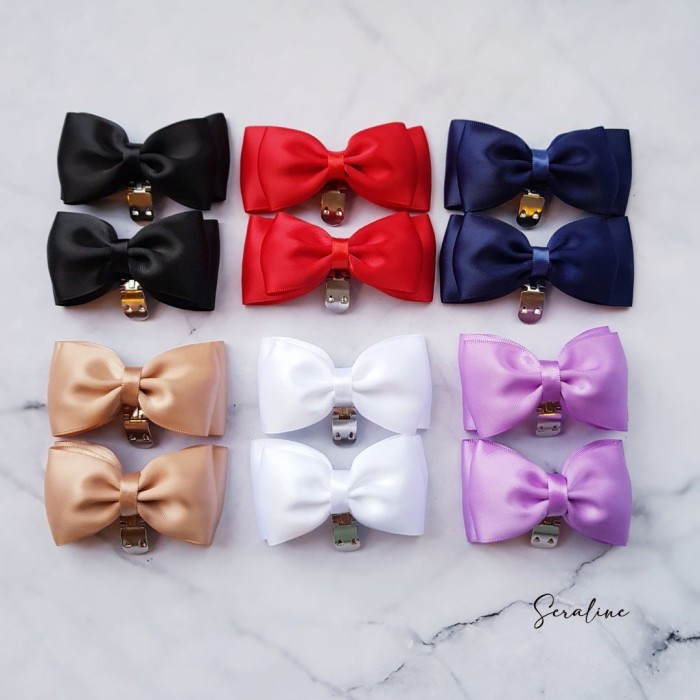 MALL57~ PROMO-[Limited Stok] Shoe clip / klip sepatu pita / aksesoris sepatu SERALINE (1 pasang) - M