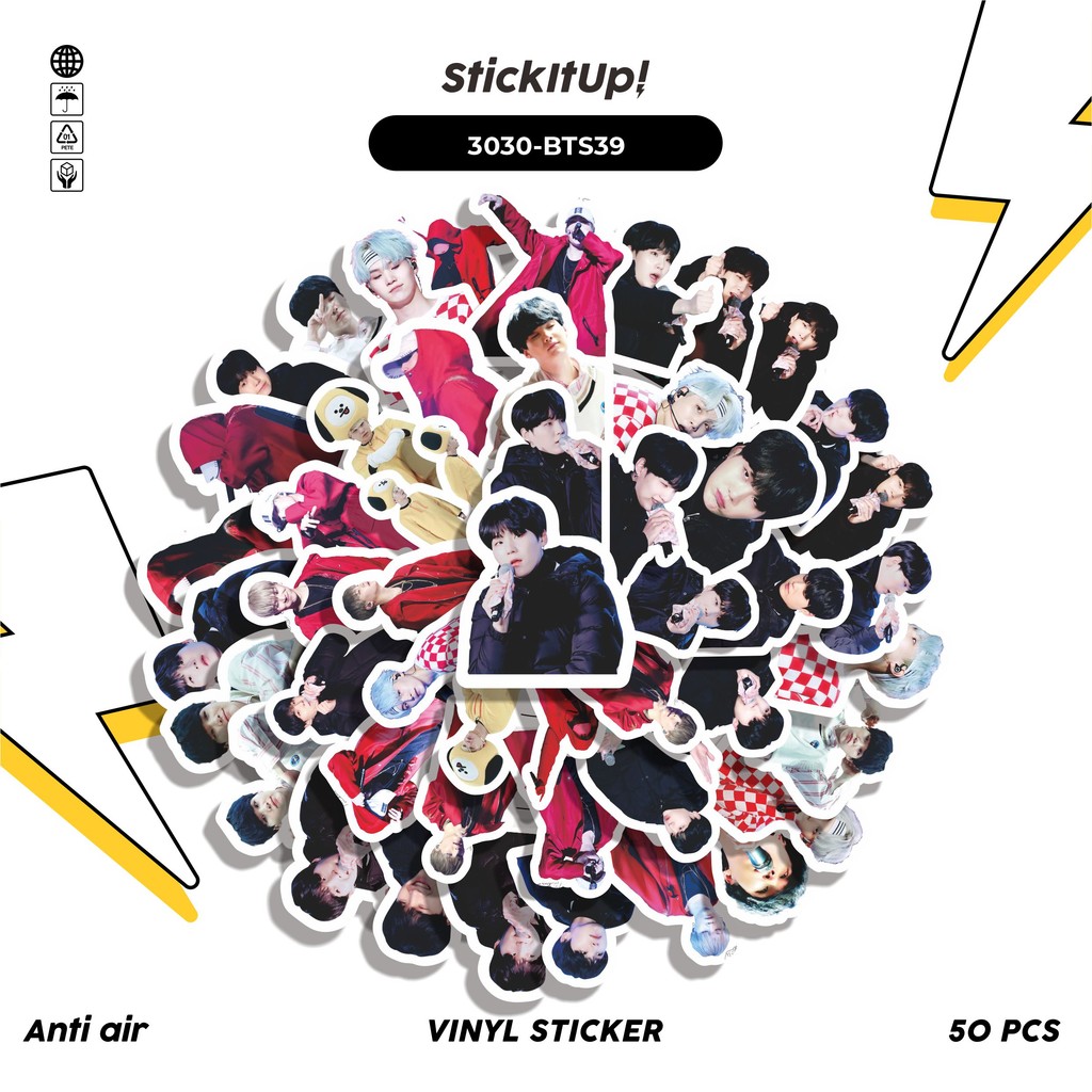 

COD✨ 50 Pcs Stiker SUGA SERIES 06 Lucu Anti Air Untuk Dekorasi Notebook Sepeda Skateboard Handphone DIY