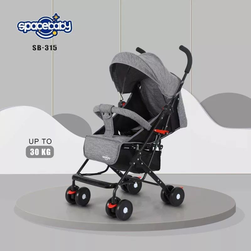 Stroller Spacebaby SB-315 Kereta Dorong Bayi 3 Posisi (Cabin Size)