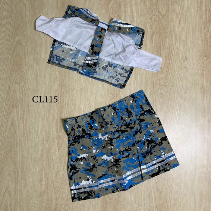 Costum Costume Motif Army Lingerie Wanita Premium Cl115