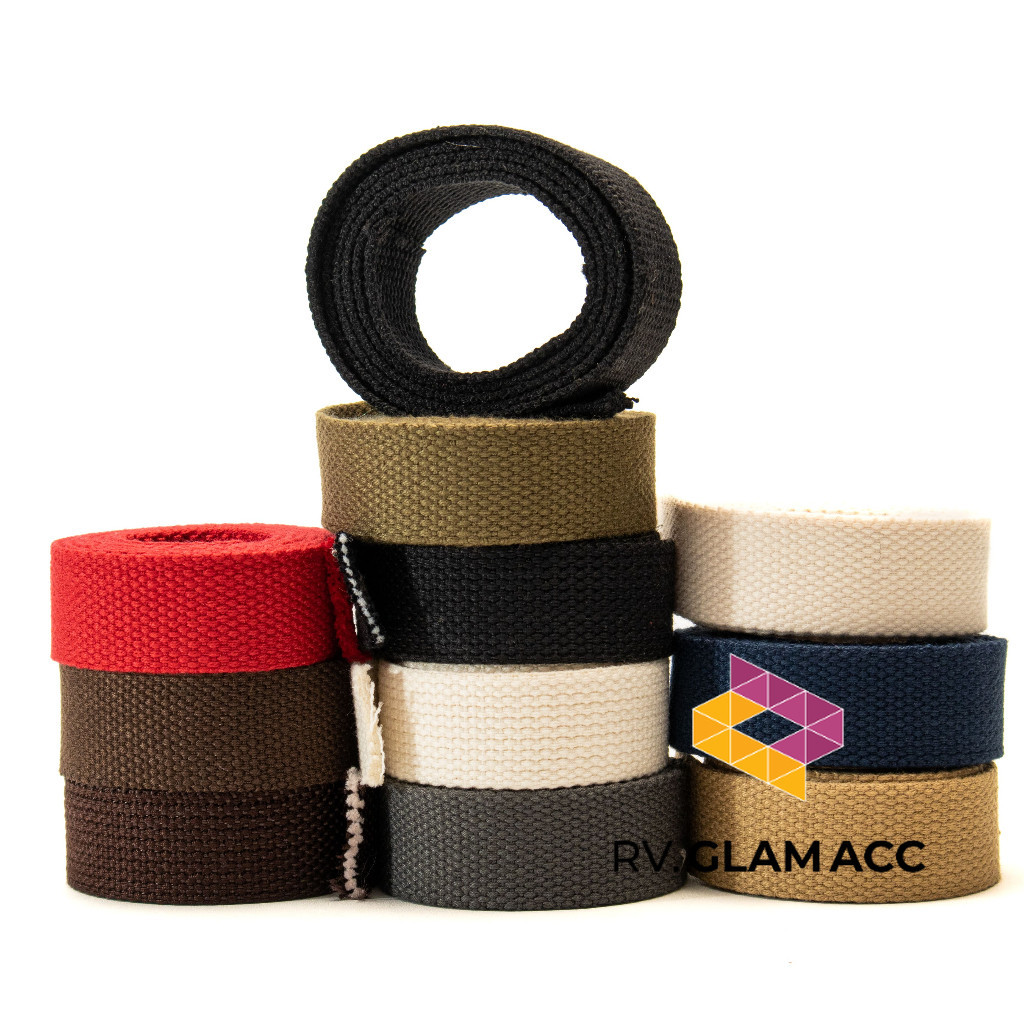 Webbing KATUN 2,5 CM PER METER - Tali Webbing 25 MM