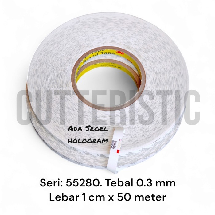 

Double Tape Foam 3M VHB 5952 Hitam, EVA CIP66 55280 Putih Foam Tape 30 50 meter - EVA 1cmx30M