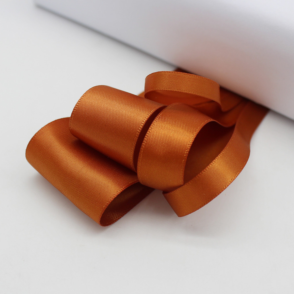 

5 Yards/Lot Copper Color Satin Grosgrain Ribbon DIY Wedding Gift Wrapping Decoration Hairbow Crafts 6-38mm