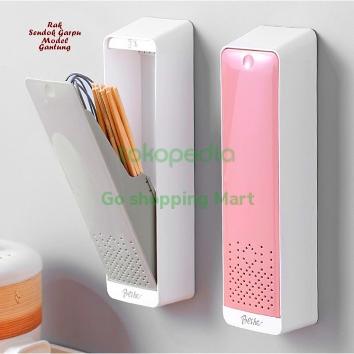 (COD)  Rak Sendok Garpu Model Gantung, tempat sendok garpu sumpit