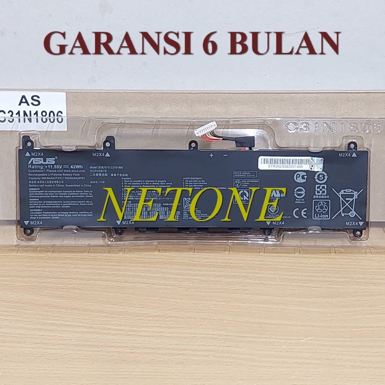 Baterai Laptop ASUS VivoBook S13 S330 S330U S330UA S330F S330FA C31N1806 -NETONE