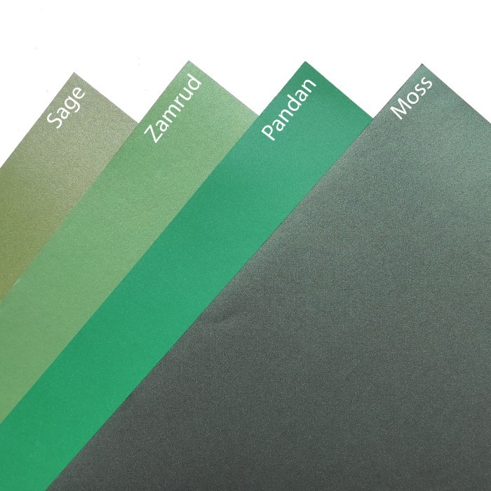 

Fancy Paper 230 gsm A4 - Hijau Moss - Moss