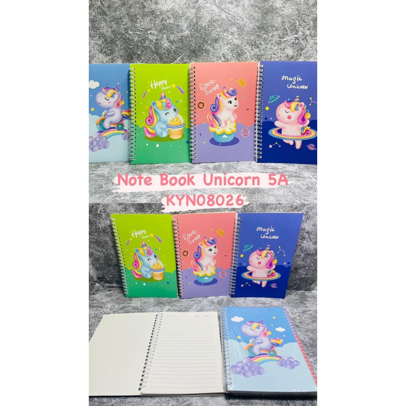 

(GA777) NOTEBOOK KARAKTER UNICORN / diary A5 kuda pony / NOTEBOOK KYN08026