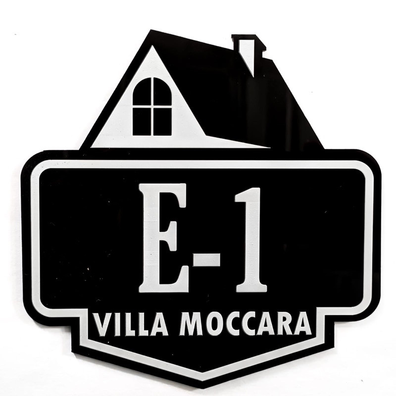 Paling Murah No Rumah Akrilik No rumah Custom Nomor Rumah custom No rumah Akrilik Hitam