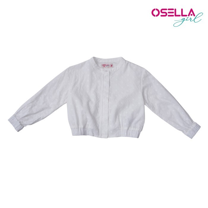 [NEW] Osella Lace Bomber Jacket In White 2361500601 | Jaket Anak Perempuan