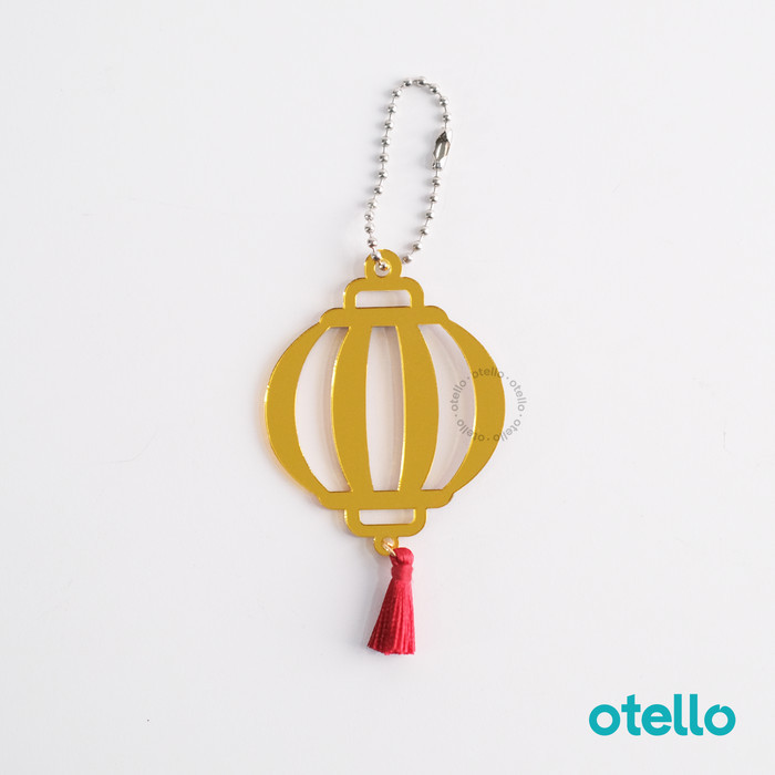 

Hang Tag Mirror Imlek Gantungan CNY Akrilik Ornamen Hiasan Aksesories - 01
