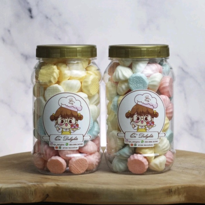 

Swiss Meringue Cookies Kue Busa toples 500ml