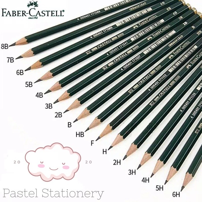 

Pensil Komputer Kayu Faber Castell 9000 - Pencil 2B B