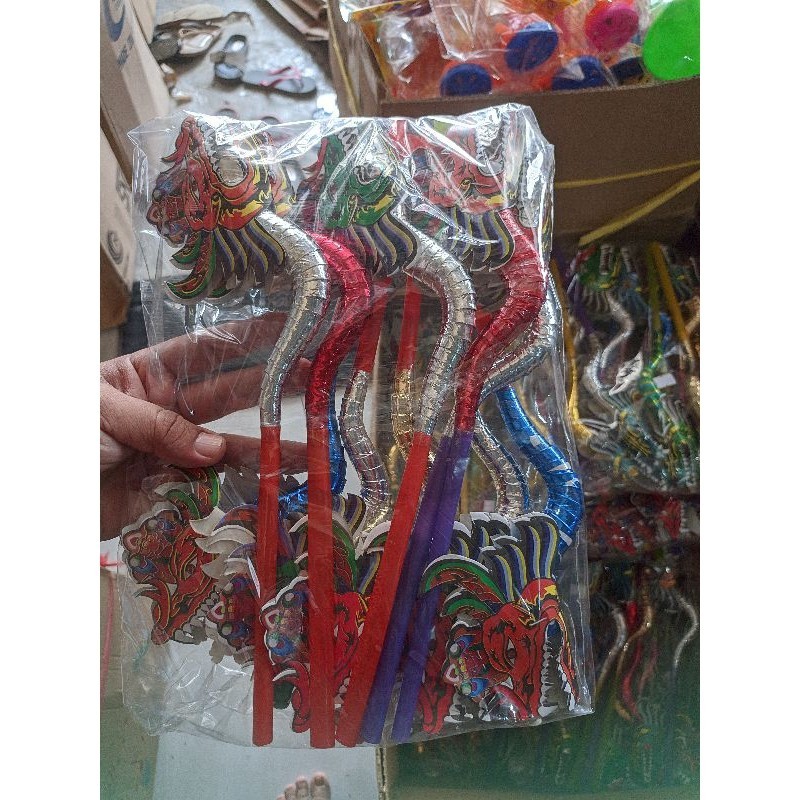 grosir terompet tahun Baru terompet naga isi 10biji