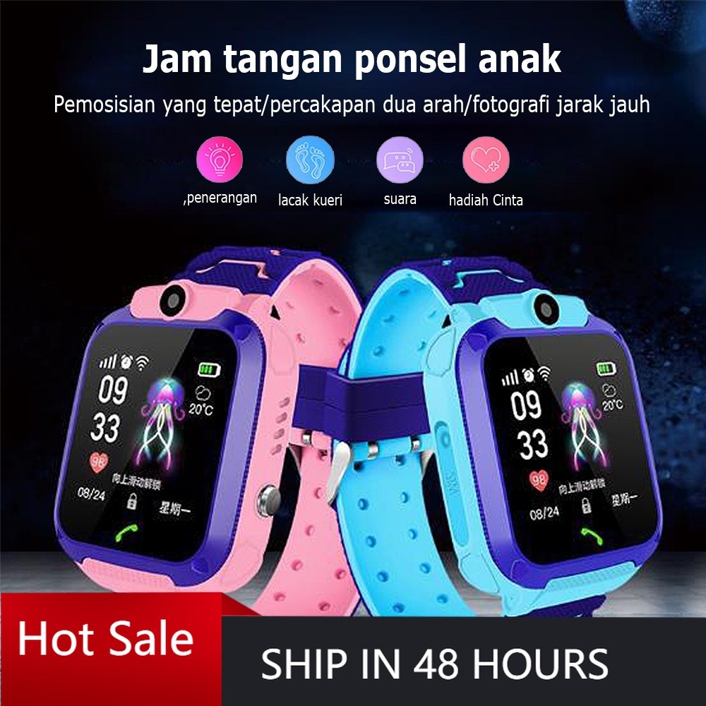 High-quality Q12 Smartwatch Pemosisian Anak Tahan Air Mengambil foto Smartband