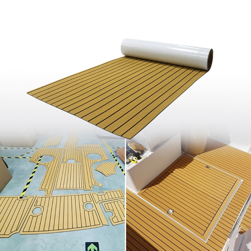 Self-Adhesive Boats Yacht Kayak Decking Marine Flooring Brushed Marine Carpet TOP quality