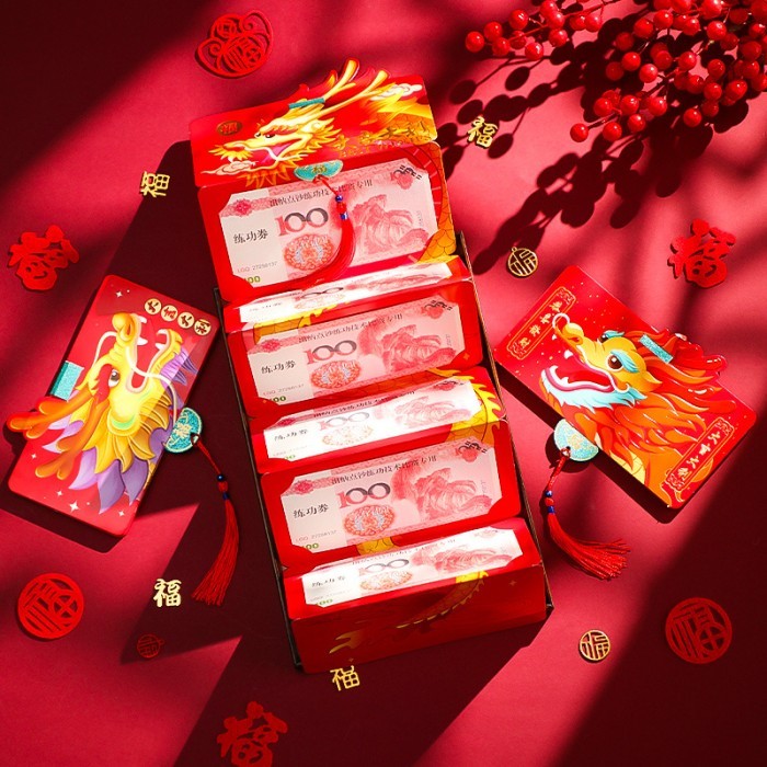 

Angpao Susun Naga 2024 Angpau Imlek Merah Murah Ampau Unik Kado Sincia - HB030 SUSUN 6