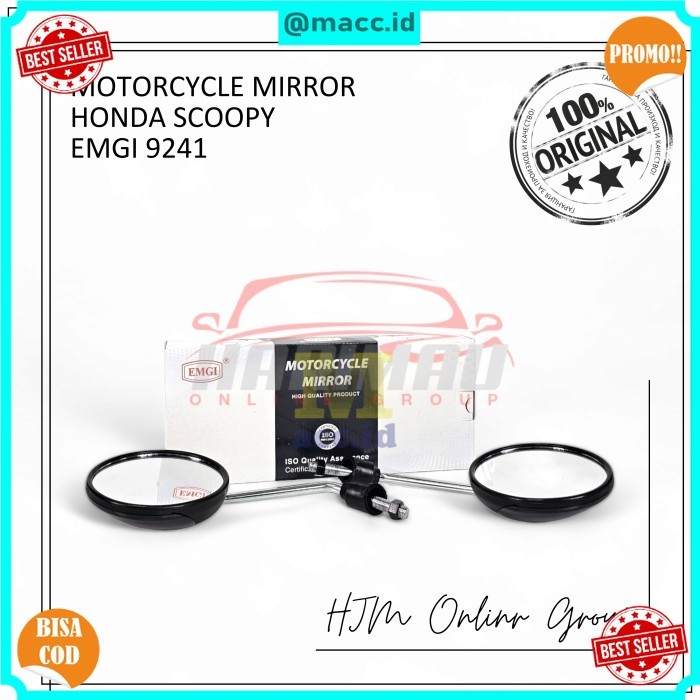 (TAPT) Spion Motor HONDA SCOOPY EMGI 9241 Original Kaca Cembung